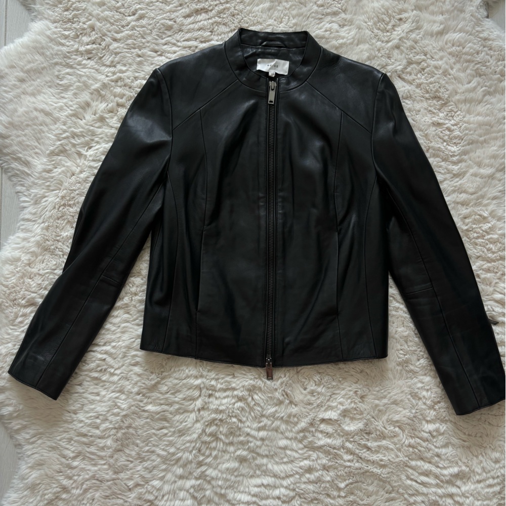 REISS leather jacket